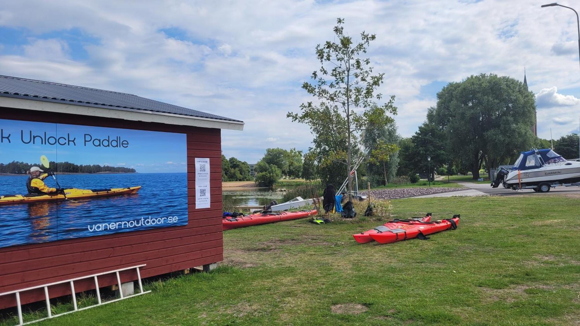 Vaenerport Lakefront Hotell Mariestad Exterior foto